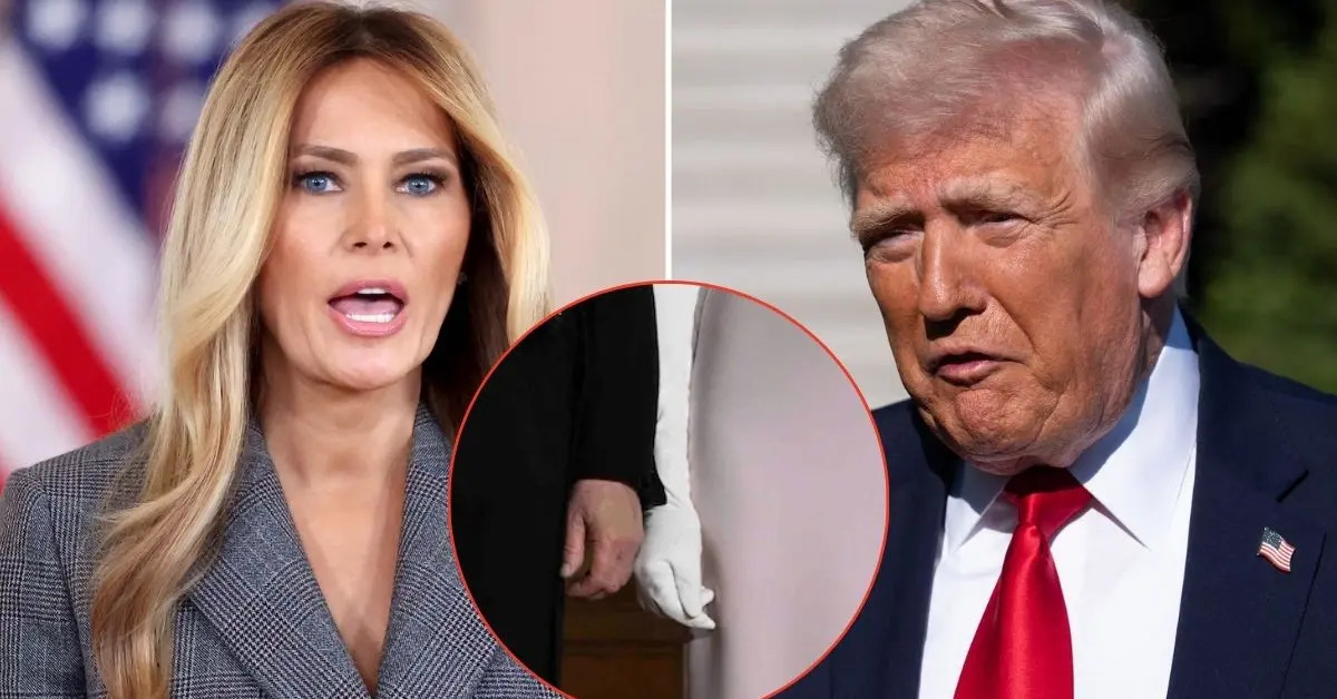 Melania Snubs Donald? Viral Clip Shows Awkward Hand Pull at State Dinner